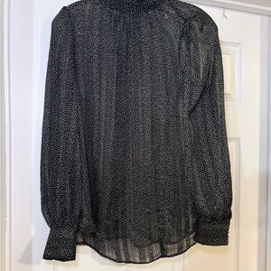 Elegant Black and White Women's Top